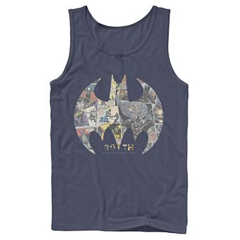 Men's DC Comics Batman Comic Cover Logo Tank Top