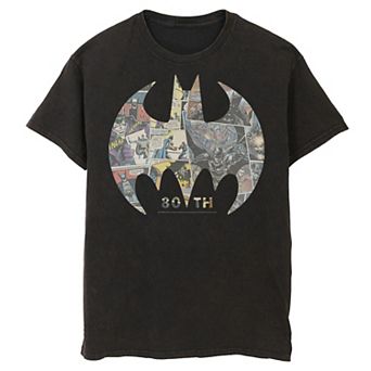 Men's DC Comics Batman Comic Cover Logo Tee