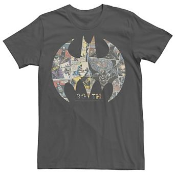 Men's DC Comics Batman Comic Cover Logo Tee