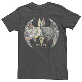 Men's DC Comics Batman Comic Cover Logo Tee