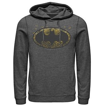 Men's DC Comics Batman Flying Bats Logo Hoodie