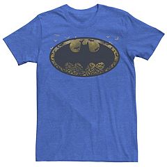 Batman Boy's Bat Signal Portrait T-Shirt Black