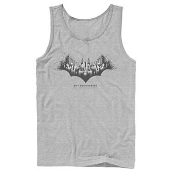 Men's DC Comics Batman Skyline Logo Tank Top