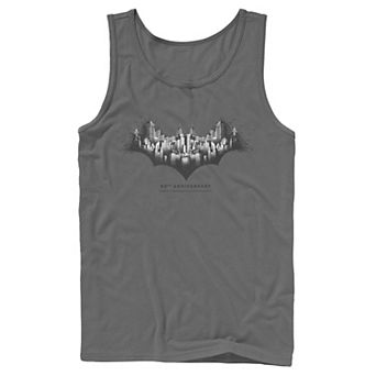 Men's DC Comics Batman Skyline Logo Tank Top