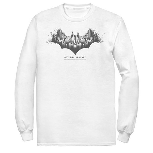 Batman Kids Black Gotham Skyline T-Shirt DC