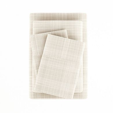 Home Collection Polka Dot & Thatch Printed Sheet Set