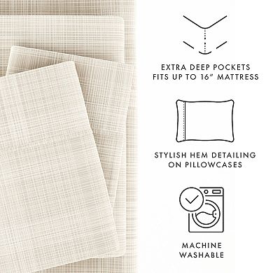 Home Collection Polka Dot & Thatch Printed Sheet Set