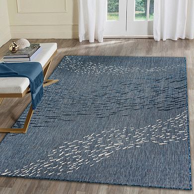 Liora Manne Carmel School Of Fish Indoor Outdoor Rug