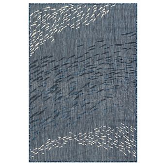 Liora Manne Carmel School Of Fish Indoor Outdoor Rug