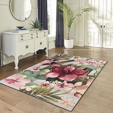 Liora Manne Marina Tropical Floral Indoor Outdoor Rug