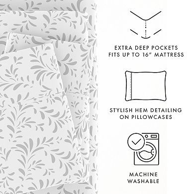 Home Collection Floral Printed Sheets Set