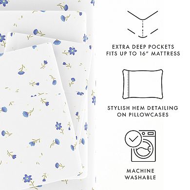Home Collection Floral Printed Sheets Set