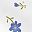 Blue Soft Floral