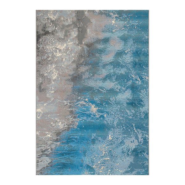 Liora Manne Marina Surf Indoor/Outdoor Rug Ocean 4'10" x 7'6"