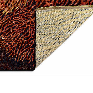 Liora Manne Marina Coral Indoor Outdoor Rug