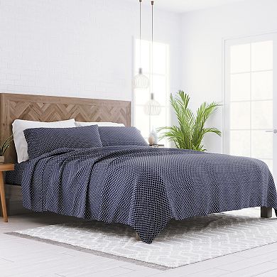 Home Collection Ultra Soft Scallop Printed Sheet Set