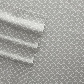 Home Collection Ultra Soft Scallop Printed Sheet Set