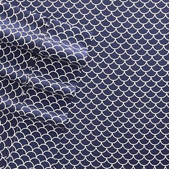 Home Collection Ultra Soft Scallop Printed Sheet Set