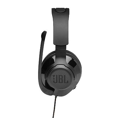 JBL Quantum 200 Wired Over-Ear Gaming Headset with Flip-Up Mic