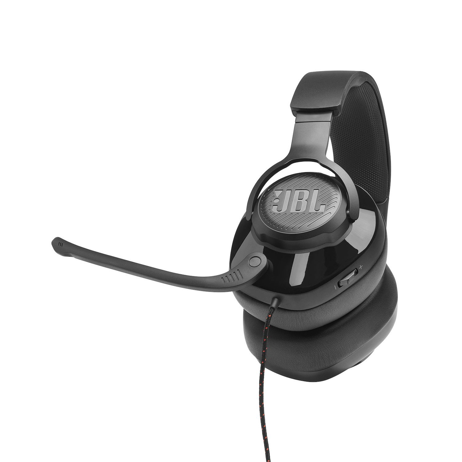 JBL Quantum 200 Wired Gaming Headset – Over-Ear With Flip-Up Boom Mic, Black