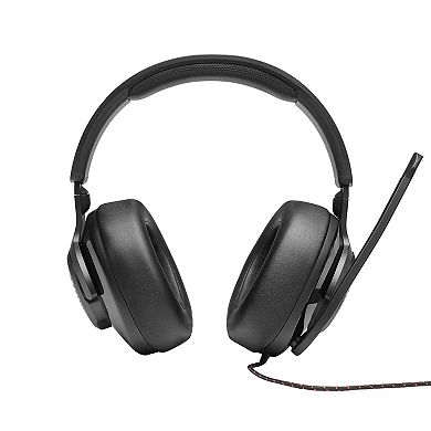 JBL Quantum 300 Hybrid Wired Over-Ear Gaming Headset with Flip-Up Mic