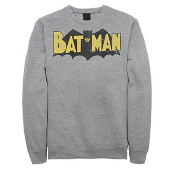 Men's DC Comics Batman Large Block Text Logo Sweatshirt