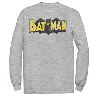 Men's DC Comics Batman Large Block Text Logo Tee