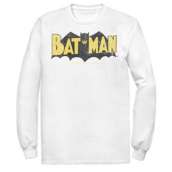 Men's DC Comics Batman Large Block Text Logo Tee