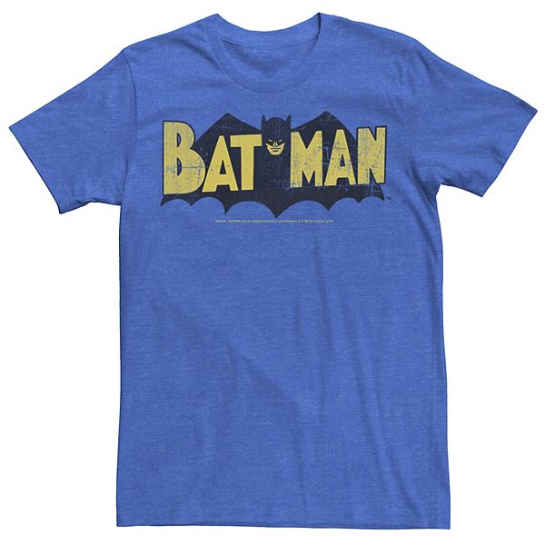 Men's DC Comics Batman Large Block Text Logo Tee