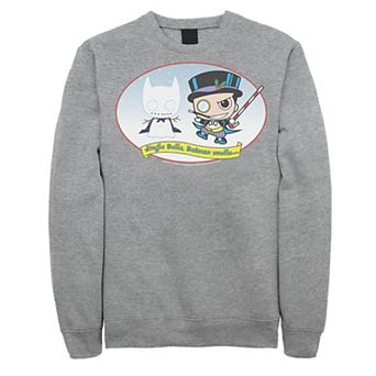 Men's DC Comics The Penguin Jingle Bells Batman Smells Christmas Sweatshirt