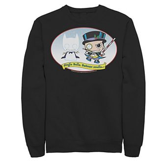 Men's DC Comics The Penguin Jingle Bells Batman Smells Christmas Sweatshirt