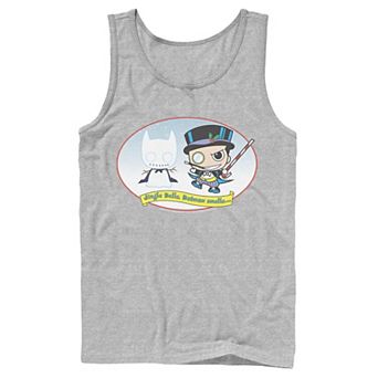 Men's DC Comics The Penguin Jingle Bells Batman Smells Christmas Tank Top