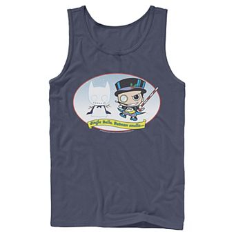 Men's DC Comics The Penguin Jingle Bells Batman Smells Christmas Tank Top