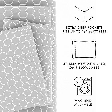 Home Collection Lines Patterned Sheet Set