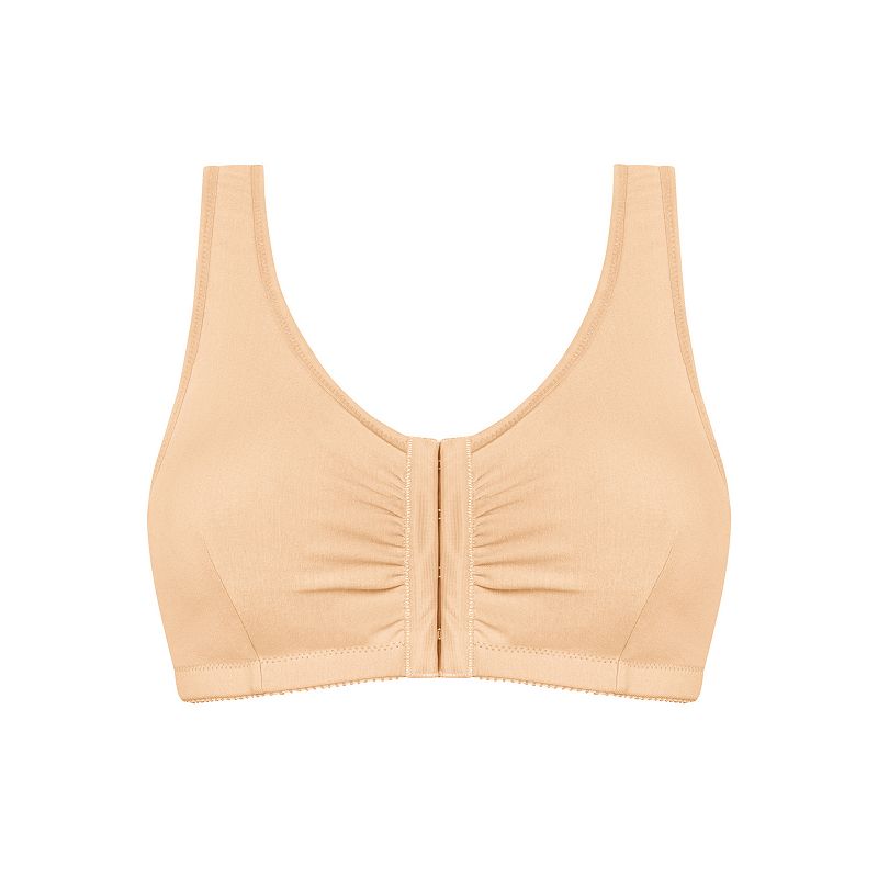 Amoena Mastectomy Bra: Fleur Wireless Front Closure, Women's, Size: XSMALL A/B, Brown