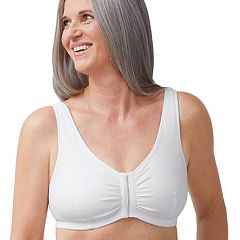 Womens White Wirefree Mastectomy Bras