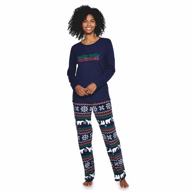 Jolly Jammies Classic Heritage Christmas Print Matching Family