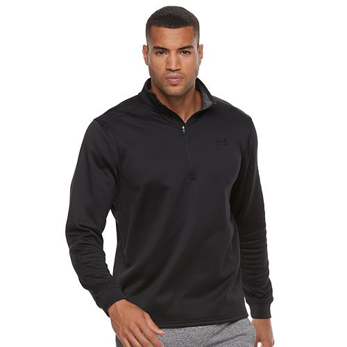 under armour half zip fleece mens