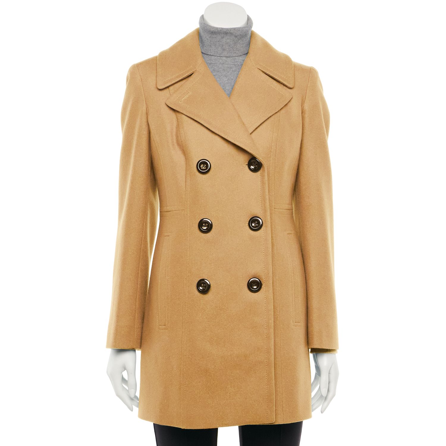 london fog camel wool coat