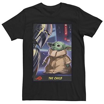 Men's Star Wars The Mandalorian The Child Trading Card Tee