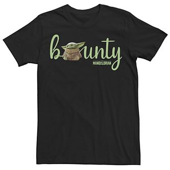 Men's Star Wars The Mandalorian The Child Bounty Text Tee