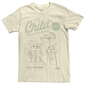 Men's Star Wars The Mandalorian The Child Action Figure Tee