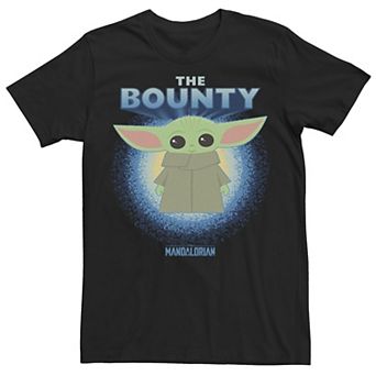 Men's Star Wars The Mandalorian The Child The Bounty Cartoon Tee