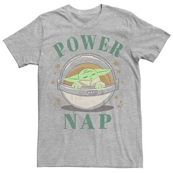 Men's Star Wars The Mandalorian The Child Power Nap Tee