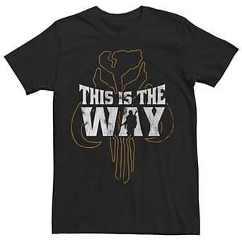 Men's Star Wars The Mandalorian This Is The Way Mythosaur Overlay Tee
