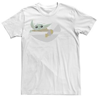 Men's Star Wars The Mandalorian The Child Cruisin' Poster Tee