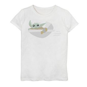 Girls 7-16 Star Wars The Mandalorian The Child aka Baby Yoda Cruisin' Tee