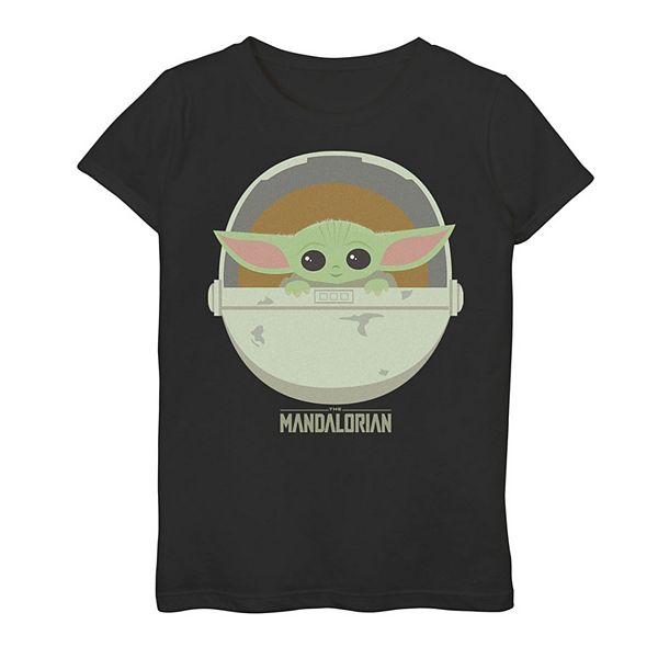 Girls 7 16 Star Wars The Mandalorian The Child Aka Baby Yoda Cute Bassinet Tee