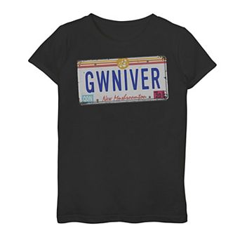 Disney / Pixar's Onward Girls 7-16 "GWNIVER" License Plate Tee