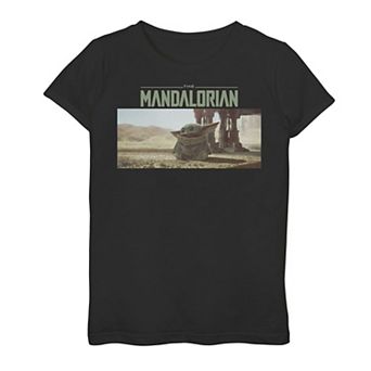 Girls 7-16 Star Wars The Mandalorian The Child aka Baby Yoda Panel Tee